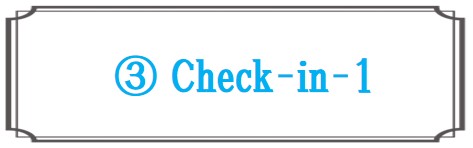 チェックイン1